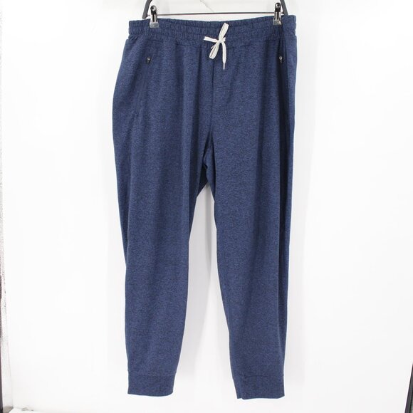 vuori sweatpants men's 36 L28 dreamknit ponto performance drawstring zip pockets - Picture 1 of 9